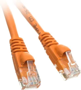 14-Feet Cat5e Snagless/Molded Boot Ethernet Patch Cable, 20-Pack - Orange (CNE48281)