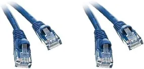 2 Pack, Cat5e Ethernet Patch Cable, Snagless/Molded Boot, 35 Feet, Blue (CNE504617)