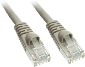 20 Pack Cat5e Snagless/Molded Boot, Ethernet Patch Cable 5 Feet Grey, CNE744948