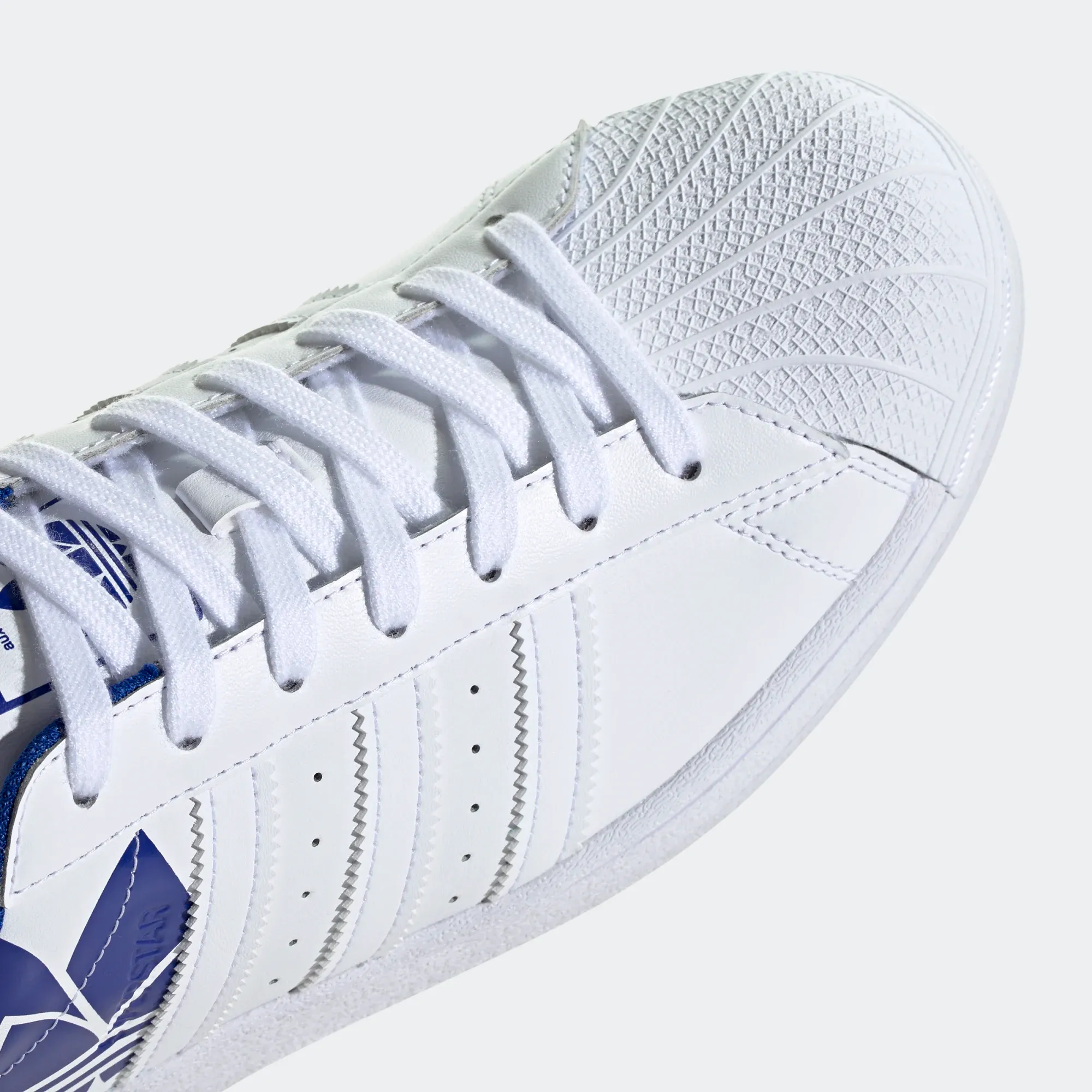 Adidas Superstar Shoes - Cloud White / Royal Blue