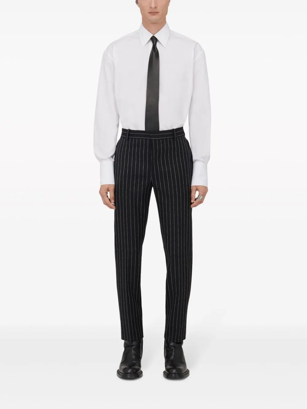 ALEXANDER MCQUEEN 360 Review Straight Pants for Men - Black