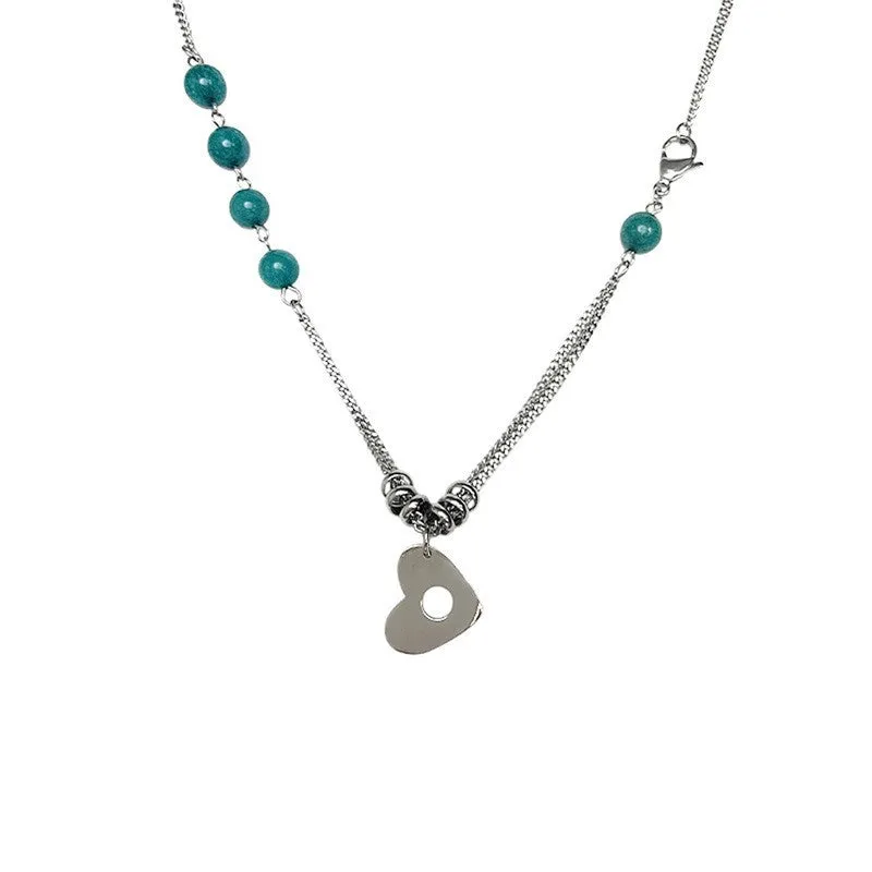 Aqua Allure Charm Necklace