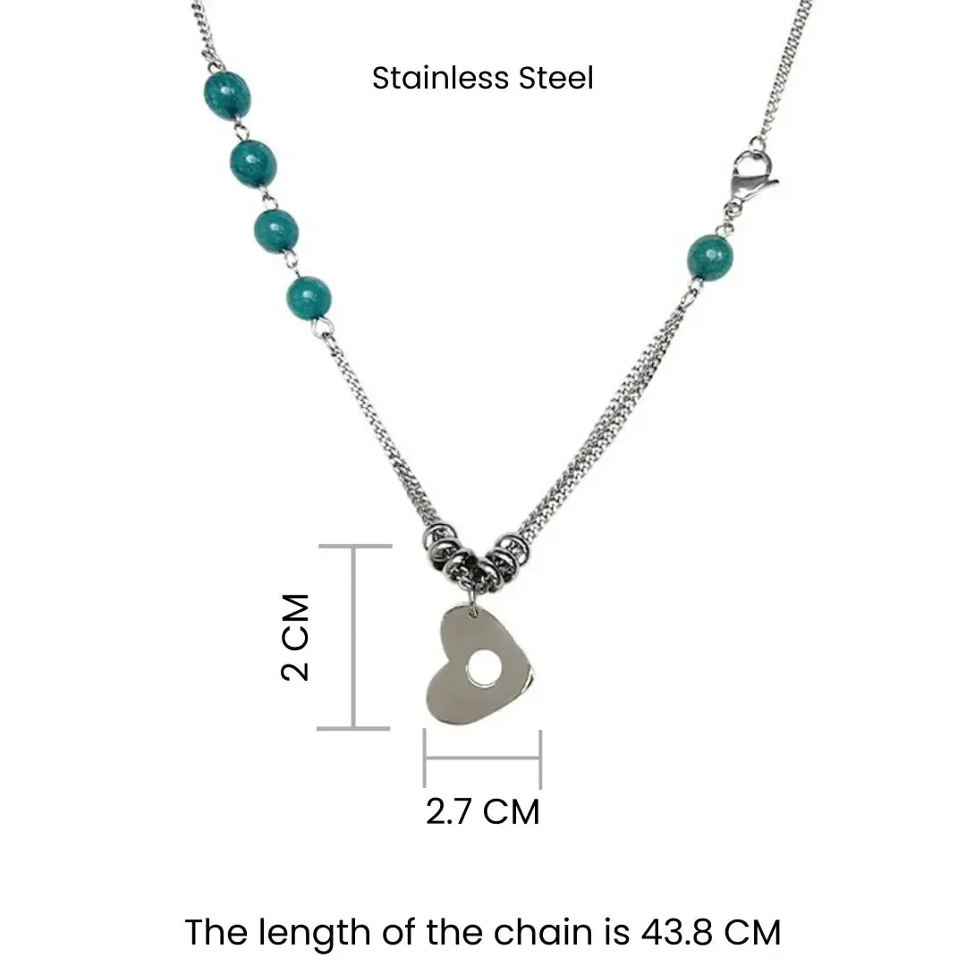 Aqua Allure Charm Necklace