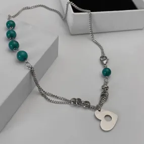 Aqua Allure Charm Necklace