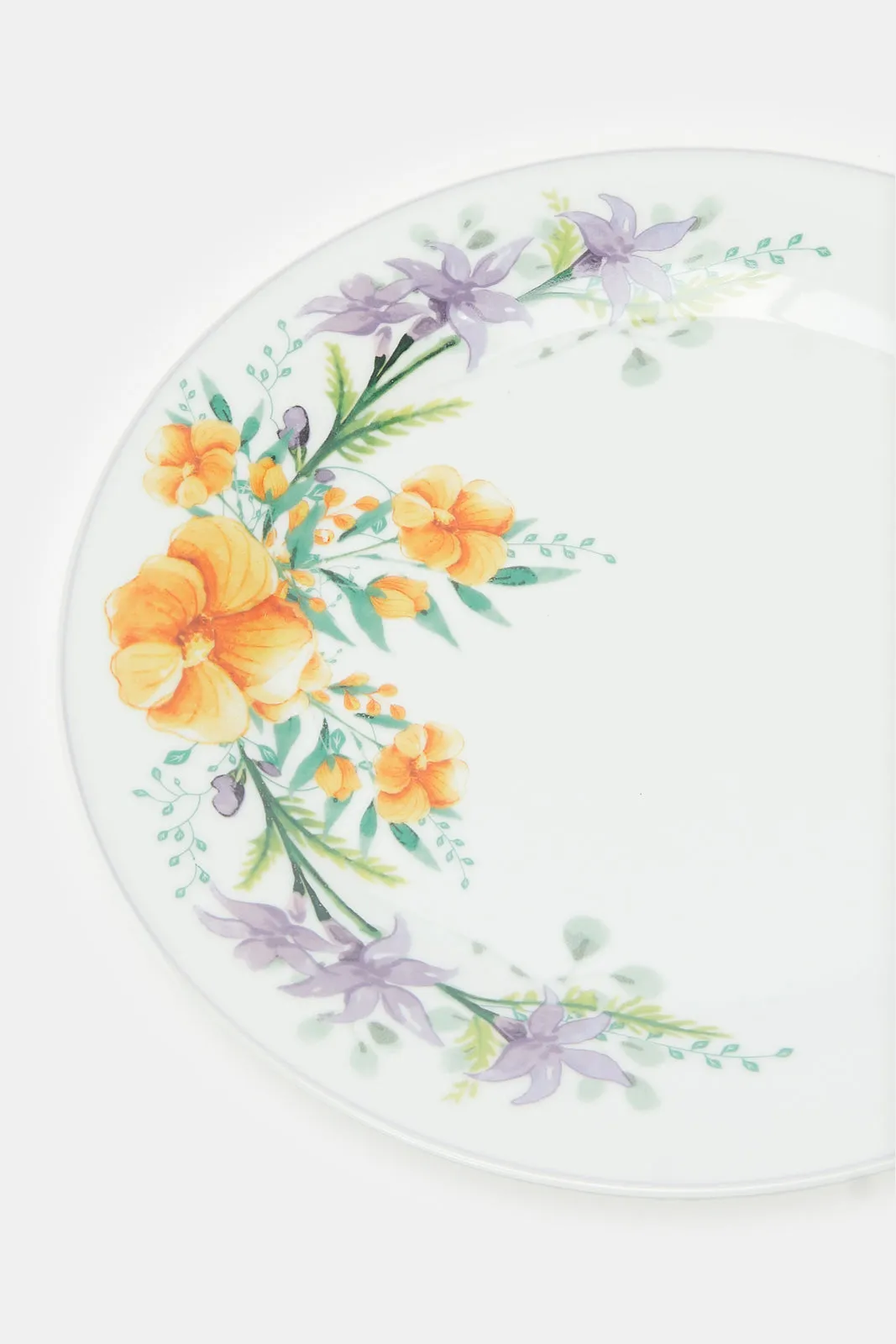 Assorted Printed Round Dinner Set (30 Piece)