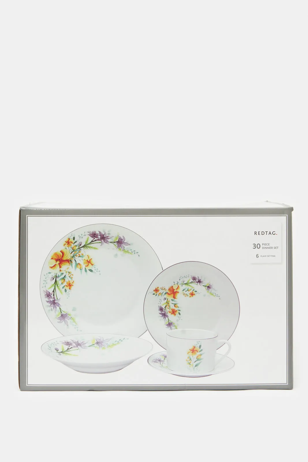 Assorted Printed Round Dinner Set (30 Piece)