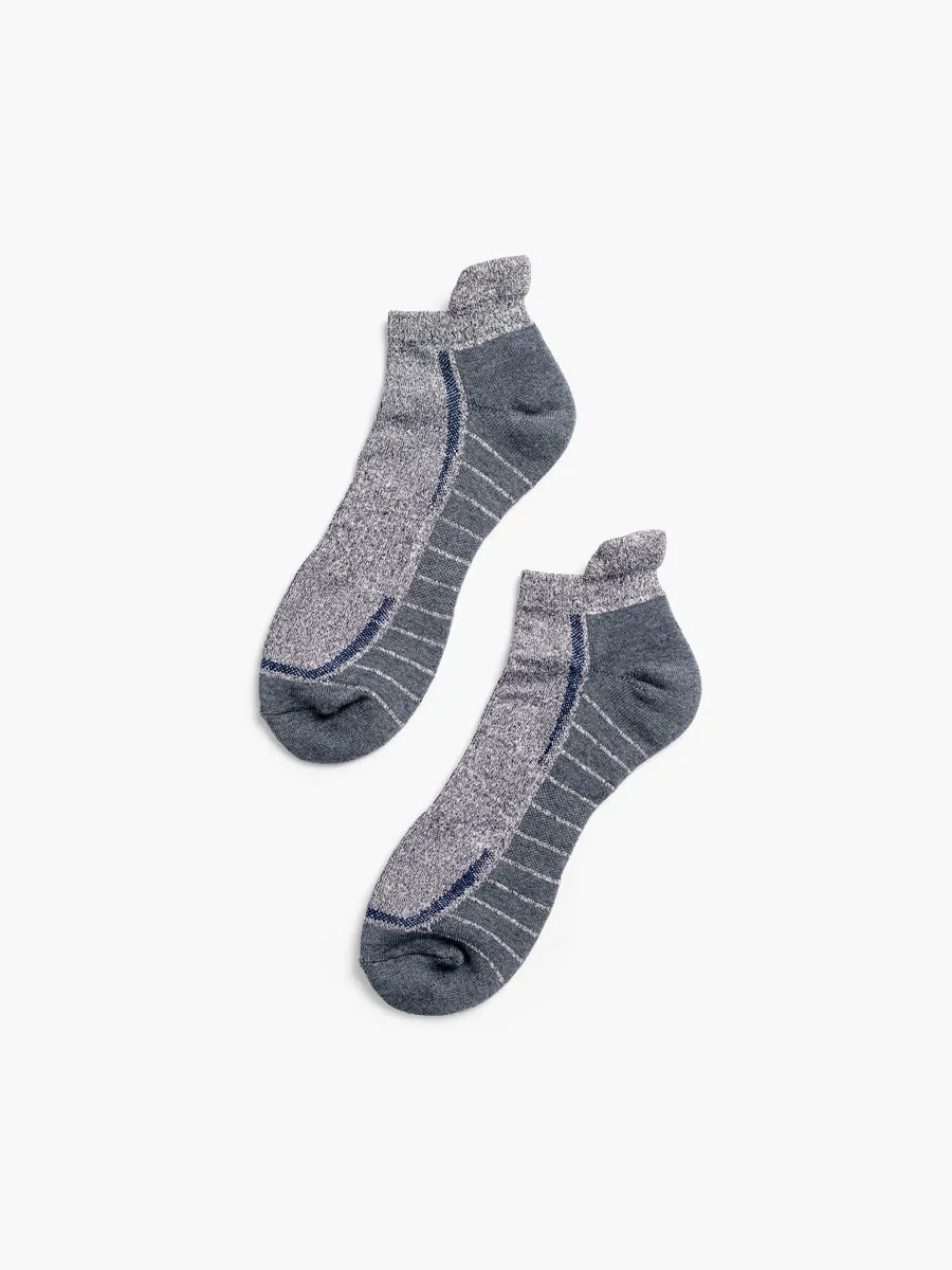 Atlas Ankle Sock - Marl/Charcoal