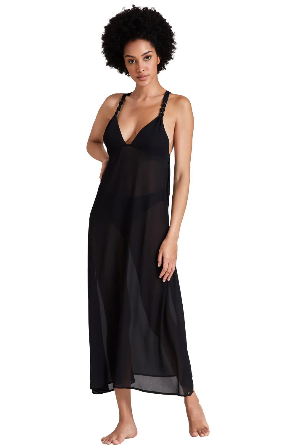 Aubade Ocean Cruise Beach Dress, Black (IR63)