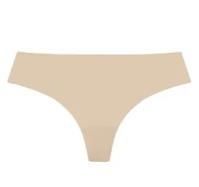 Bare With Me Signature Seamless Thong - Creme