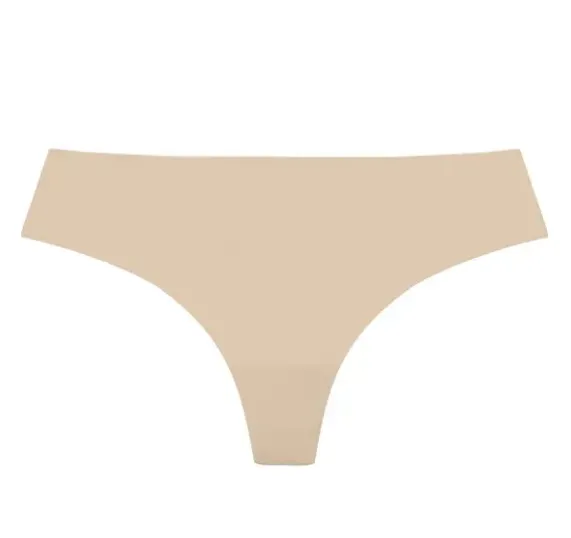 Bare With Me Signature Seamless Thong - Creme