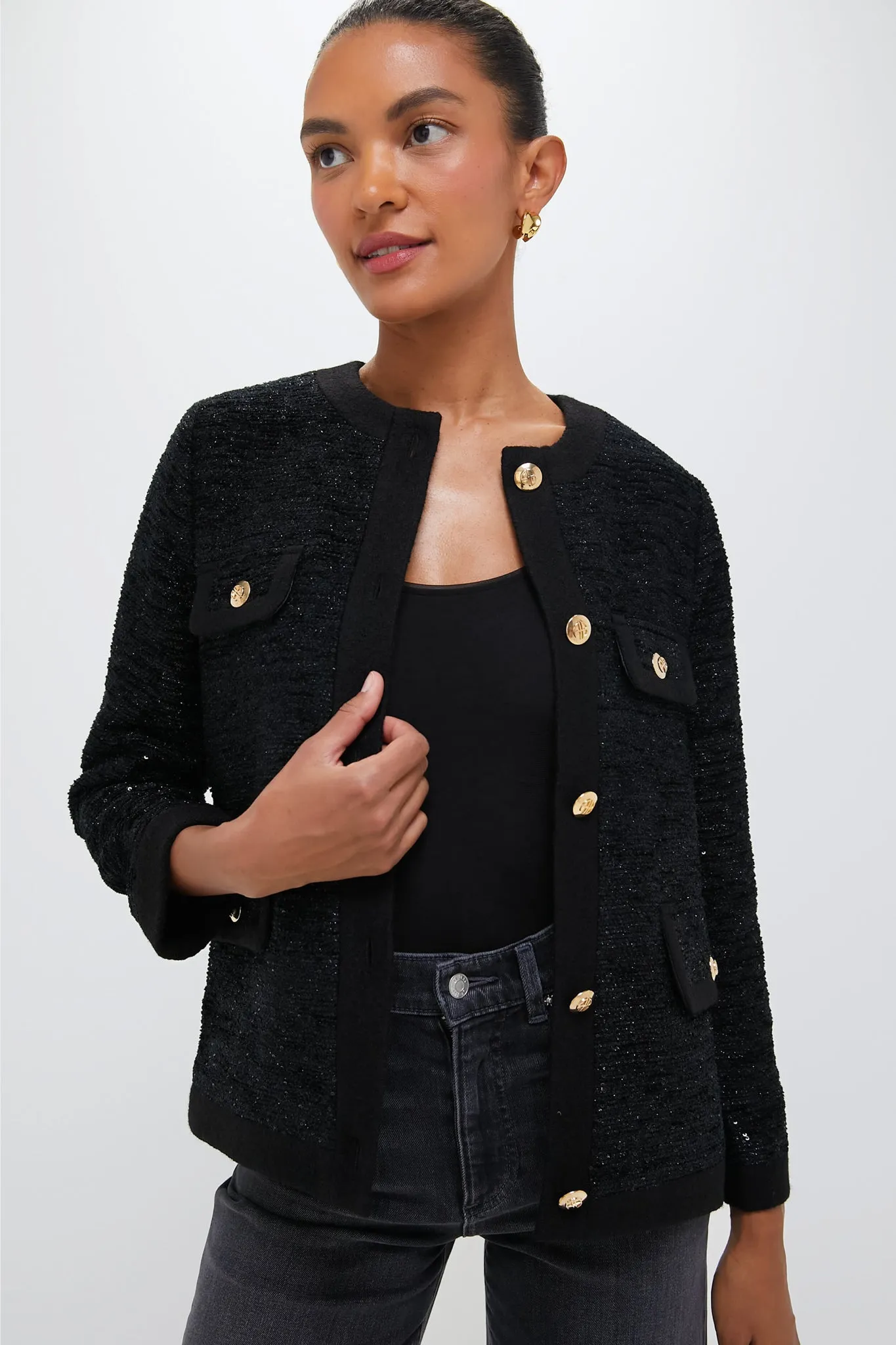 Black Shine Lydia Jacket