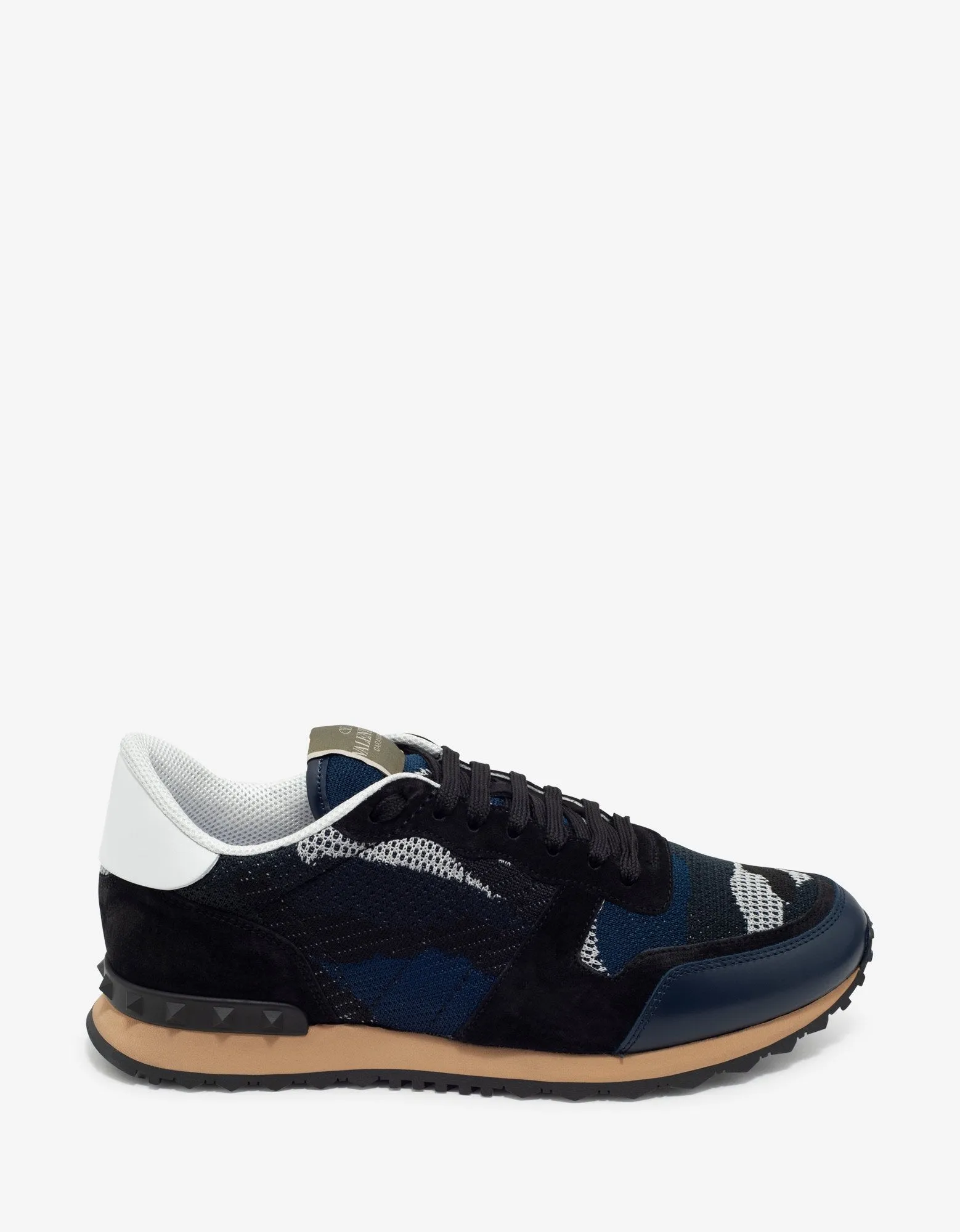 Blue Mesh Camouflage Rockrunner Trainers