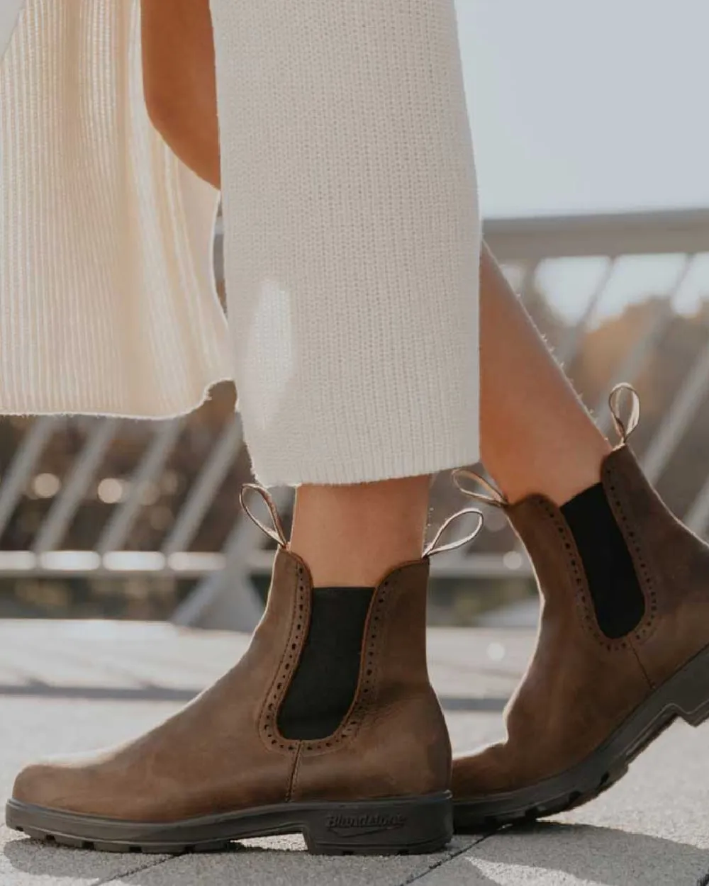 Blundstone Womens 2151 Antique Brown Leather Chelsea Boots