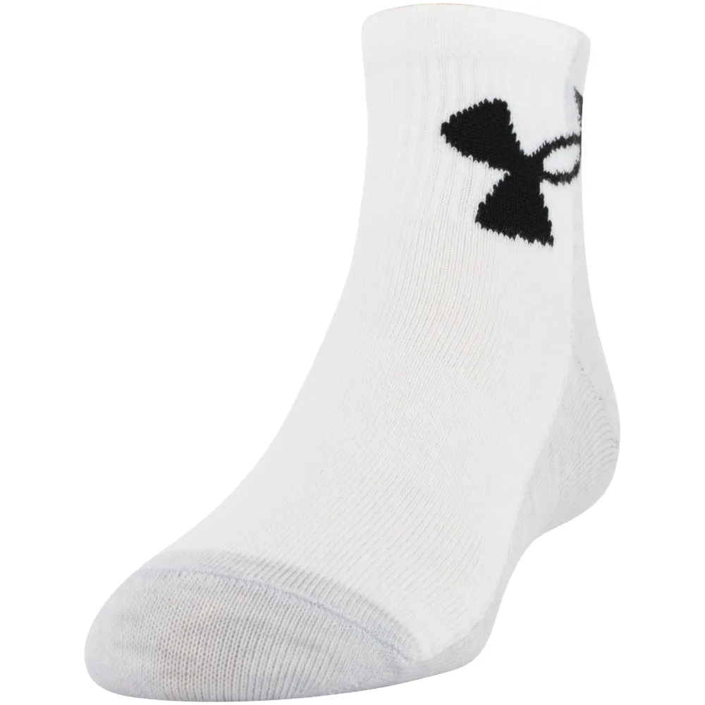 Boys' Under Armour Youth Essential Quarter Socks 6-Pack