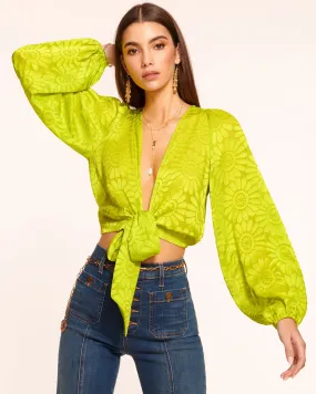 Briana Tie-Front Blouse