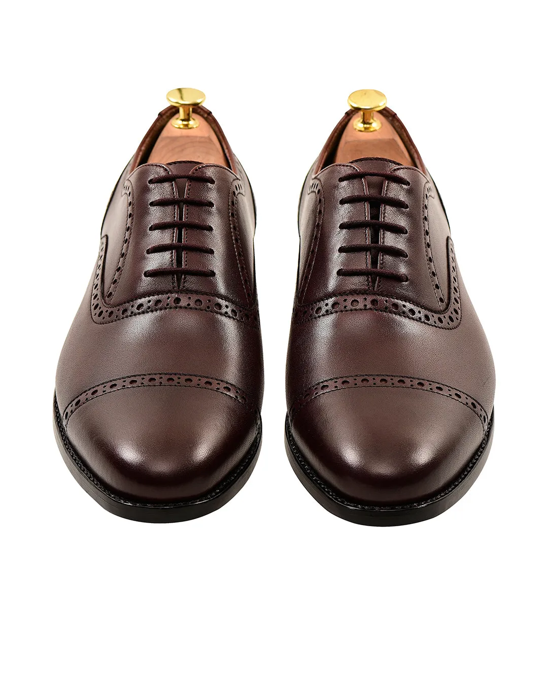 Captoe Oxford Semi Brogue Burgundy