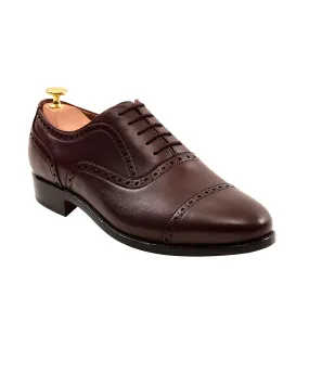 Captoe Oxford Semi Brogue Burgundy