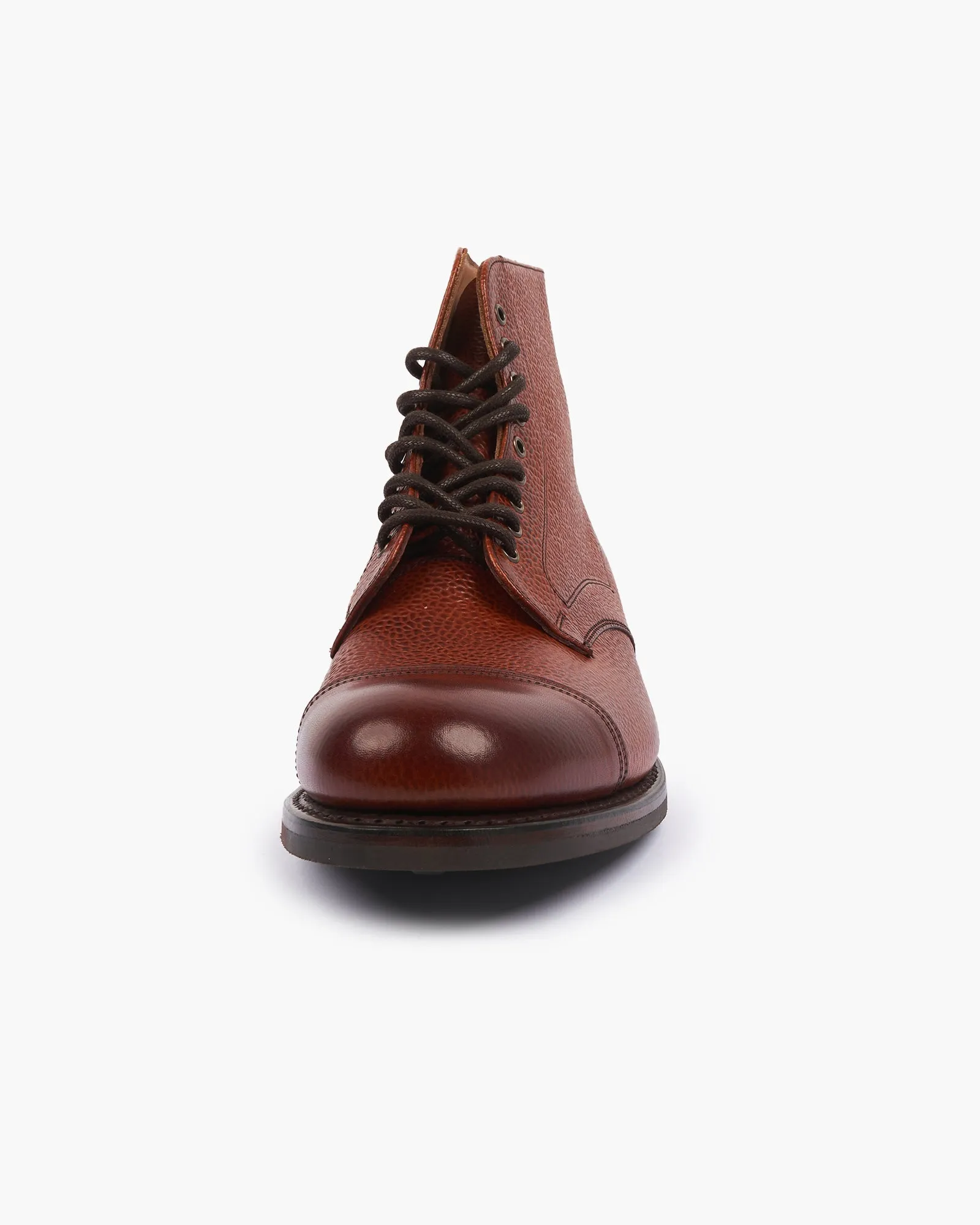 Cheaney Jarrow R Derby Boot - Mahogany Grain