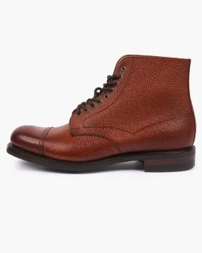 Cheaney Jarrow R Derby Boot - Mahogany Grain