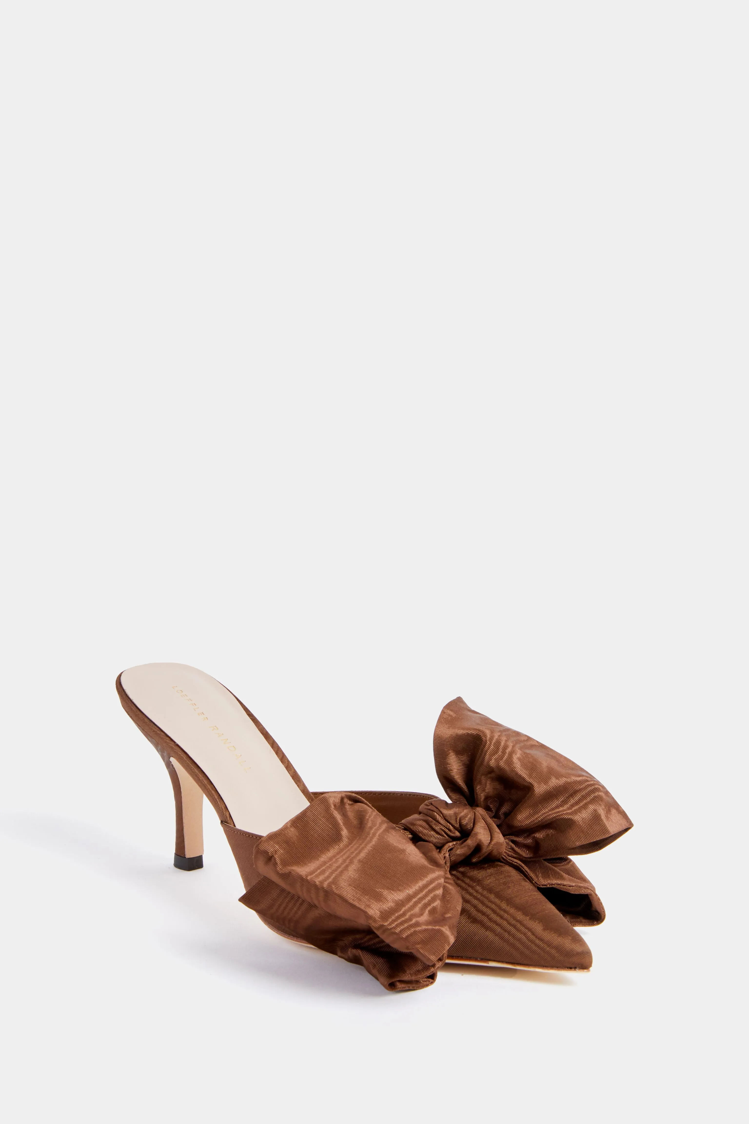 Chocolate Margot Bow Heels