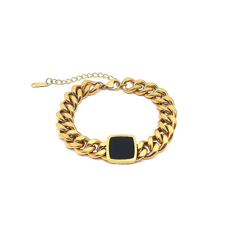 Classic Golden Black Bracelet