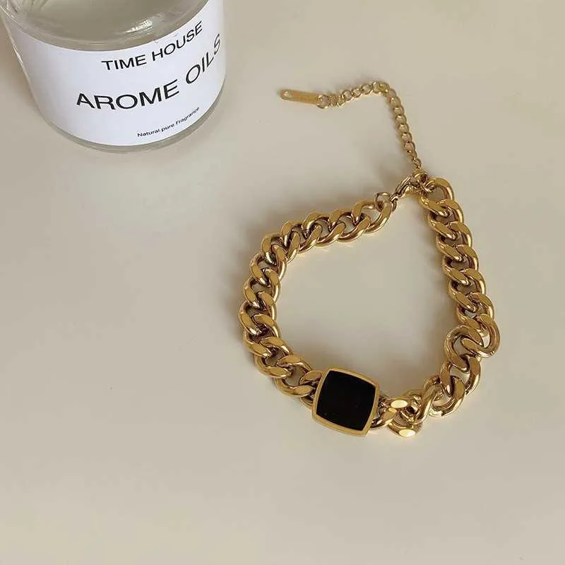 Classic Golden Black Bracelet