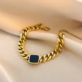 Classic Golden Black Bracelet