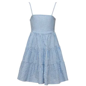 Cornflower Stripe Beach Dress