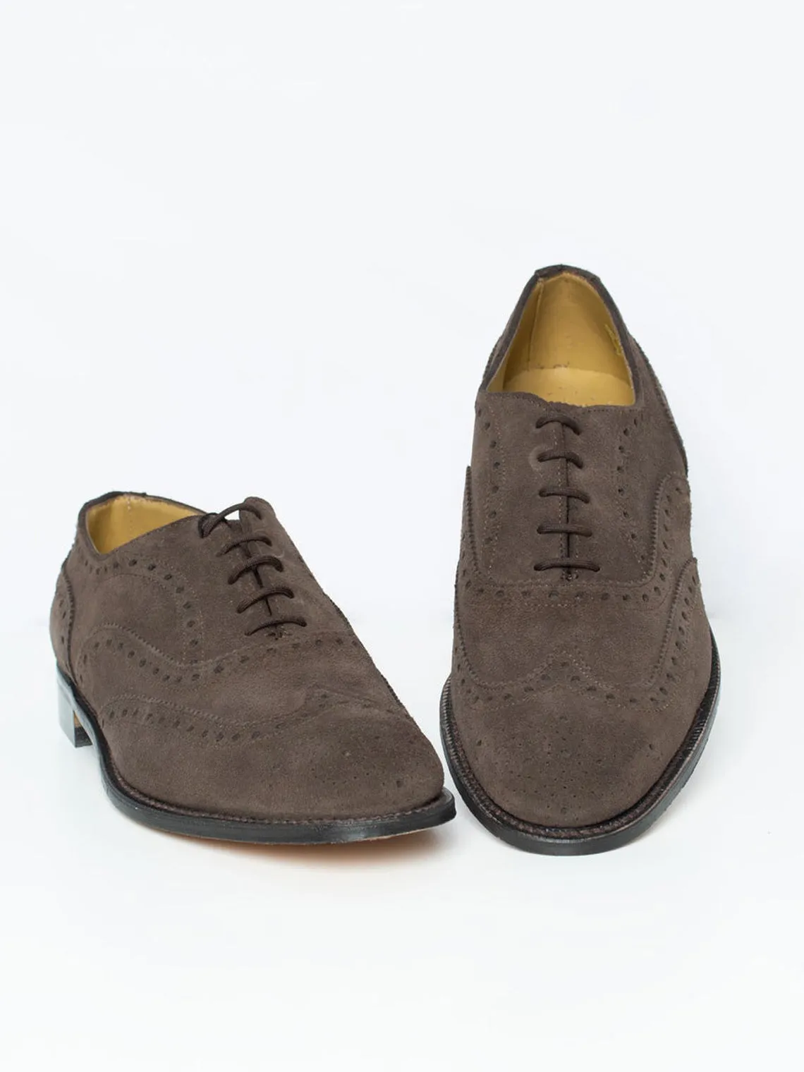 Crockett & Jones Suede Choc