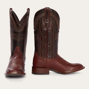 Denver Brown Goat Hand Stitched Cowboy Boot