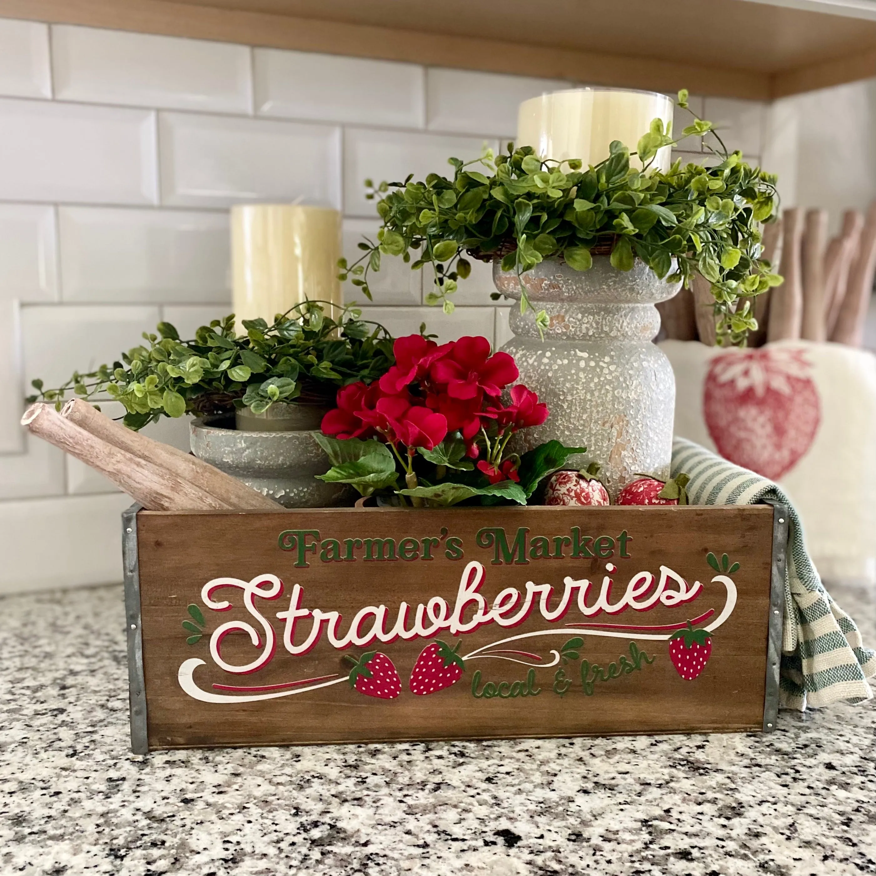 Farmer's Market Strawberry Crate