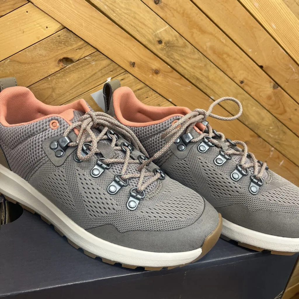 Forsake - Women's Thatcher Low Water-Resistant Hiking Shoes - MSRP $150: Stone Grey/Pink-women-W8.5