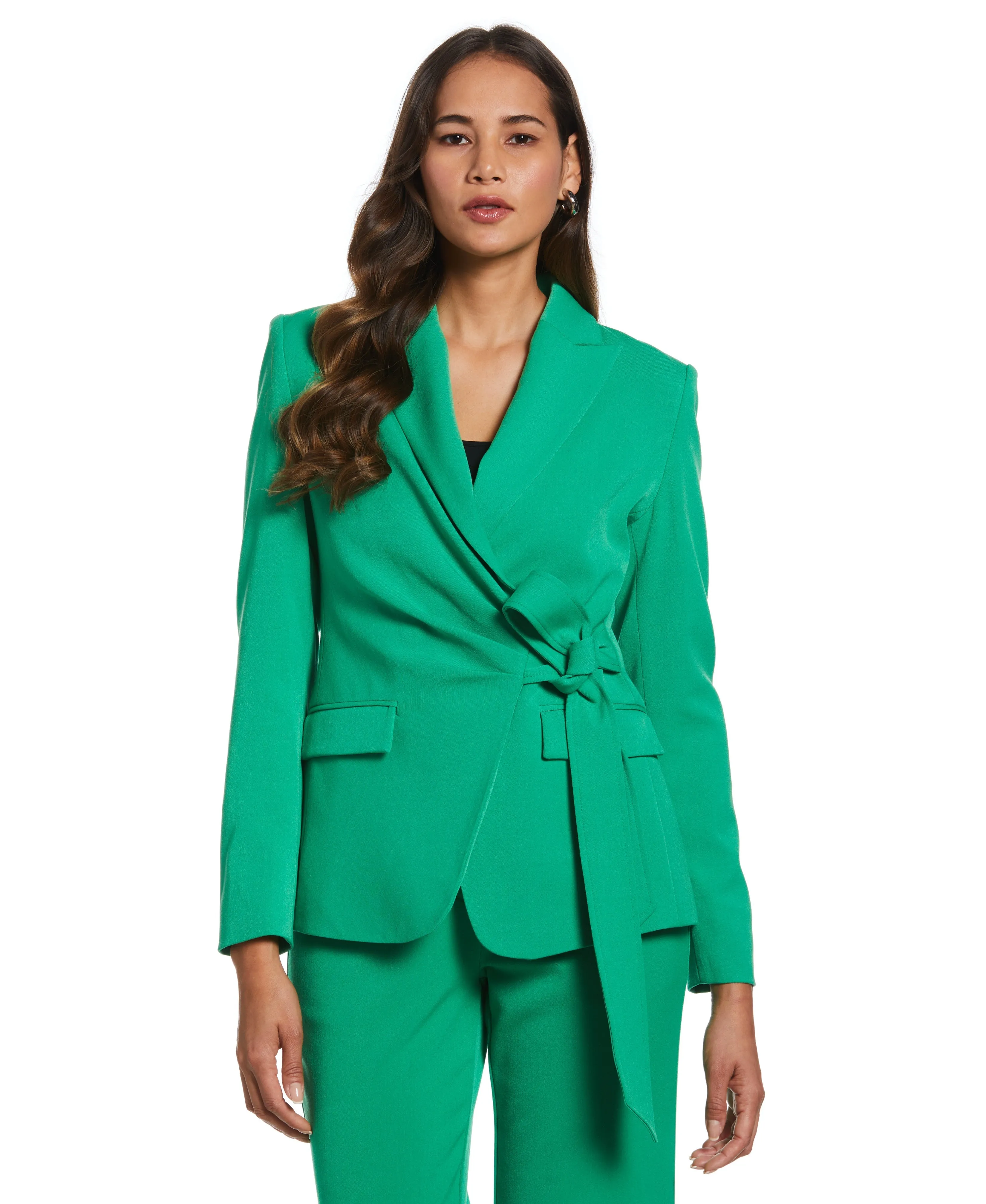 Front Tie Wrap Suit