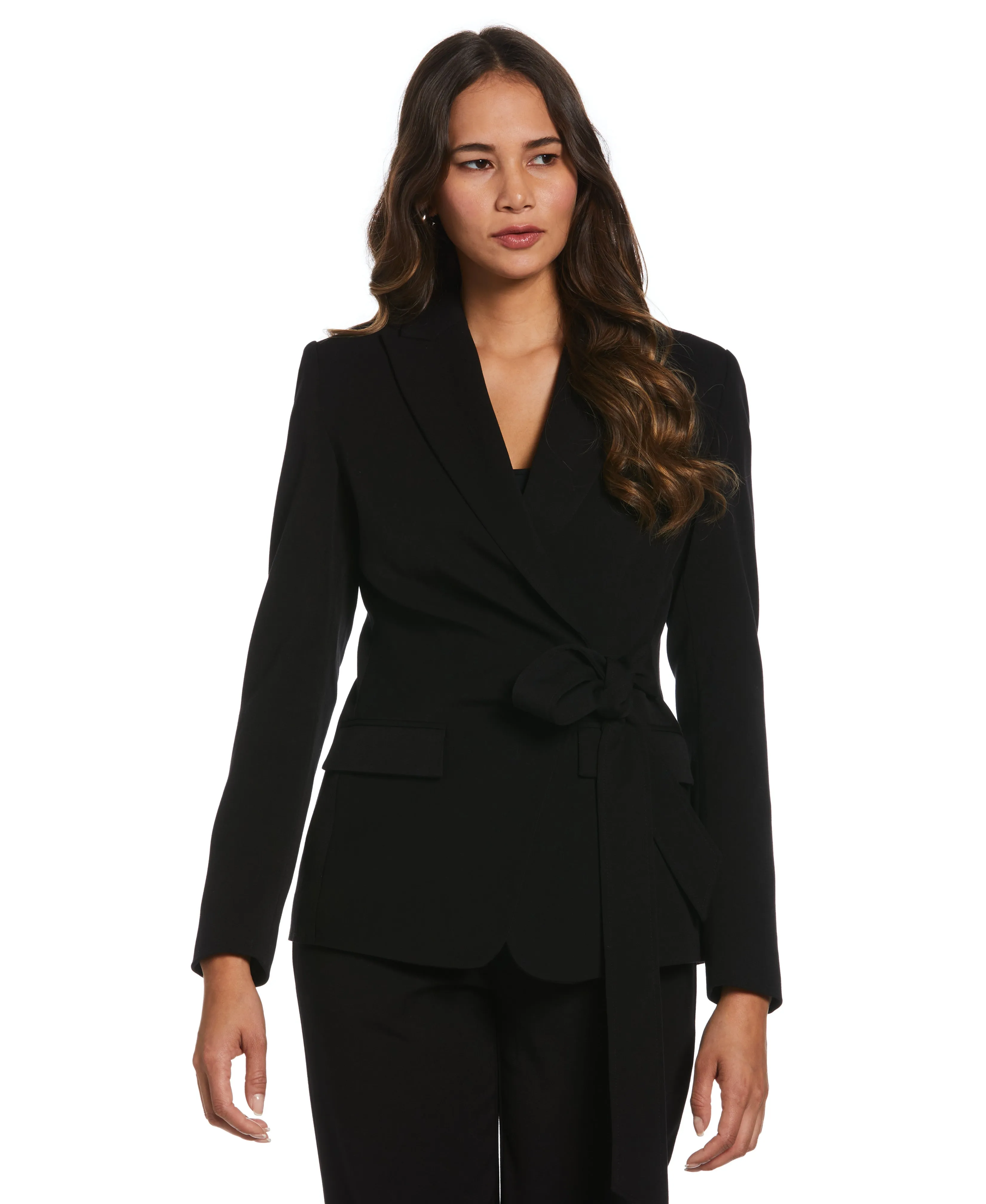 Front Tie Wrap Suit