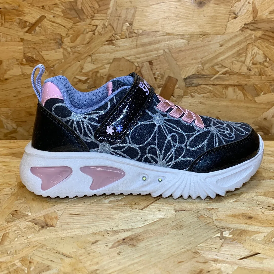 Geox Kids Geox Lights Assister Trainers - Navy / Pink