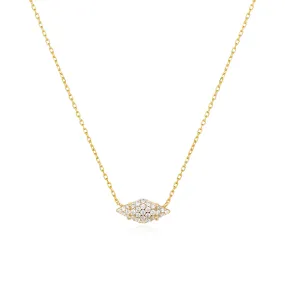 Gold Pave Sparkle Necklace