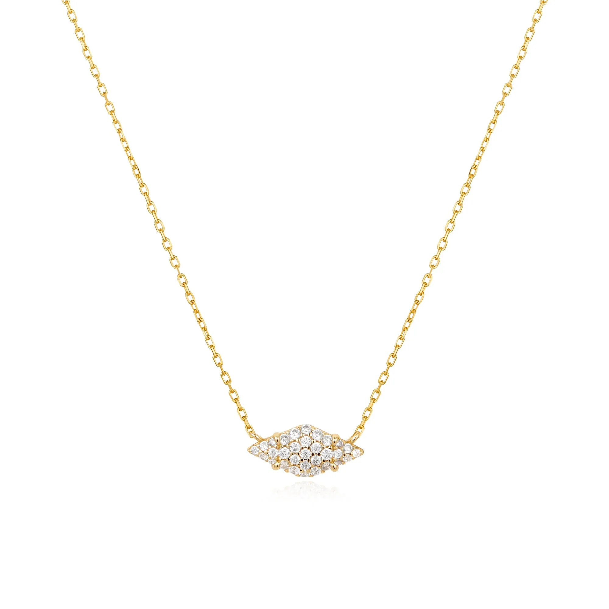 Gold Pave Sparkle Necklace