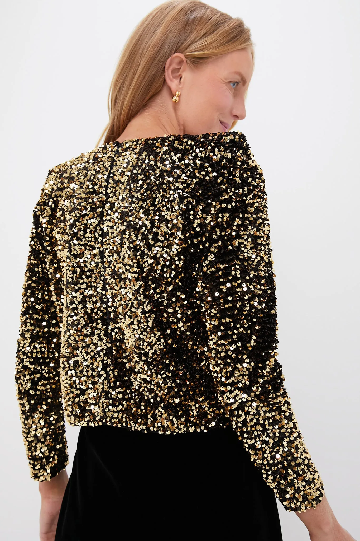 Gold Sequin Libby Top