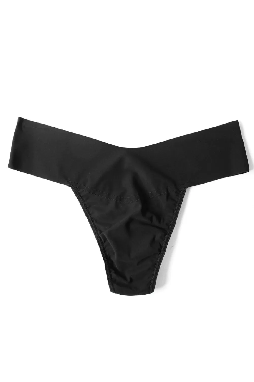 Hanky Panky Bare “Eve” Natural Rise Thong, Black (6J1661)