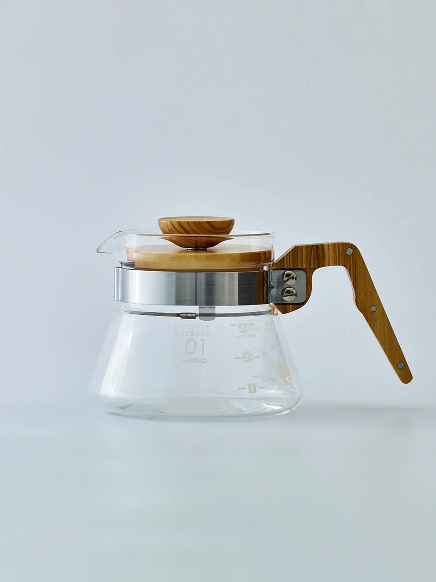 HARIO Coffee Server - Olive Wood Handle