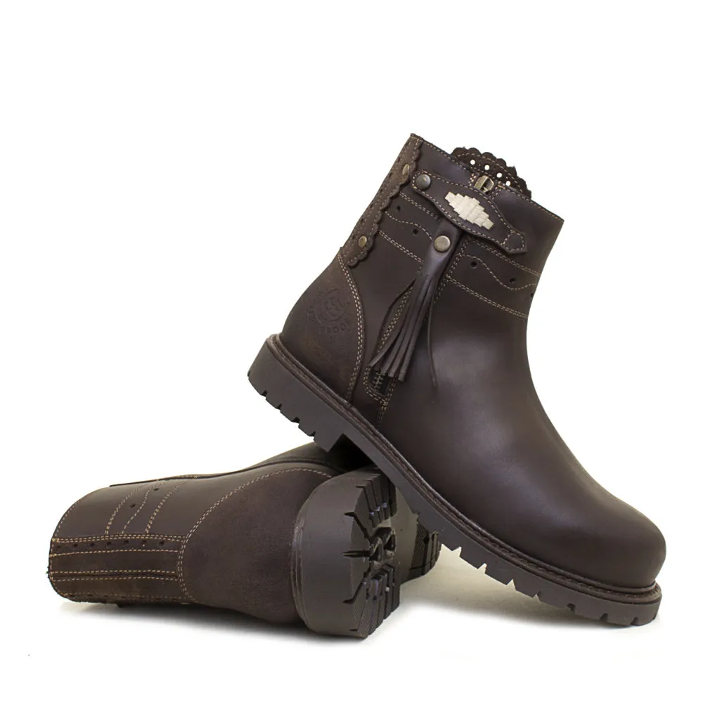 Hudson Ankle Boots - Chocolate