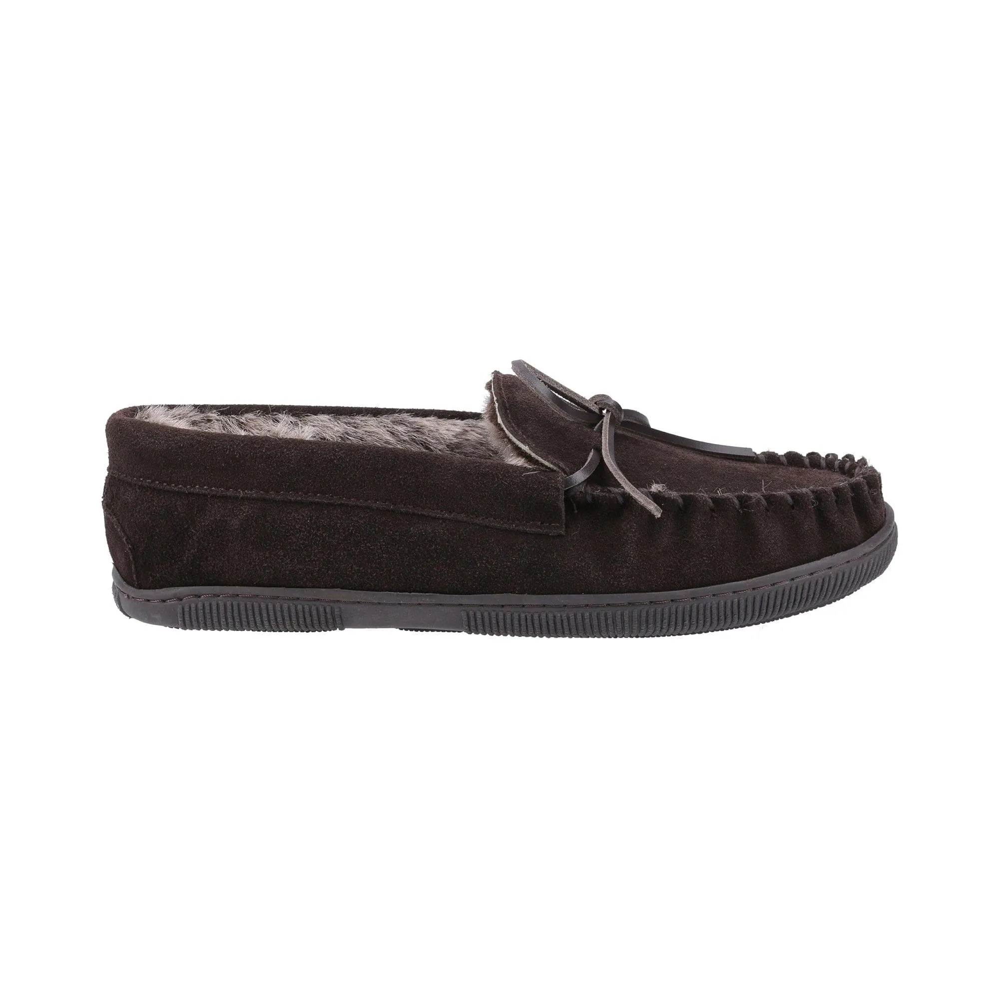 Hush Puppies Ace Mens Slipper - Chocolate