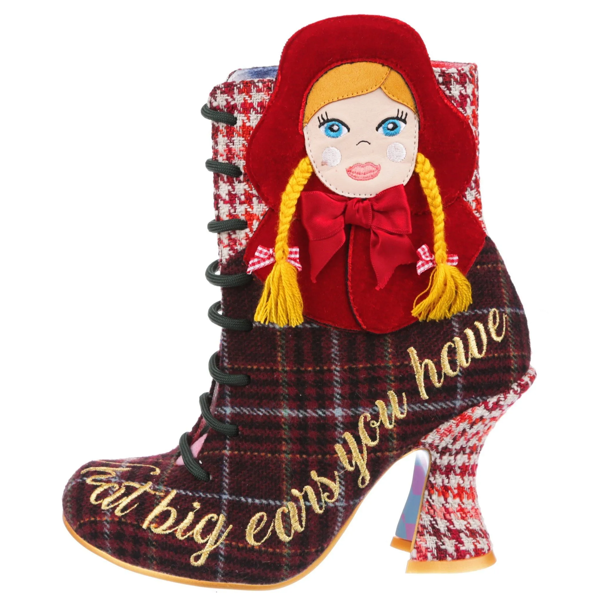 Irregular Choice Womens Little Red High Heel - Chocolate