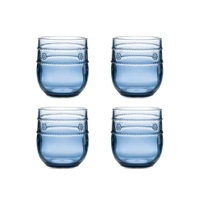 Isabella Acrylic Small Tumbler Set/4 - Blue