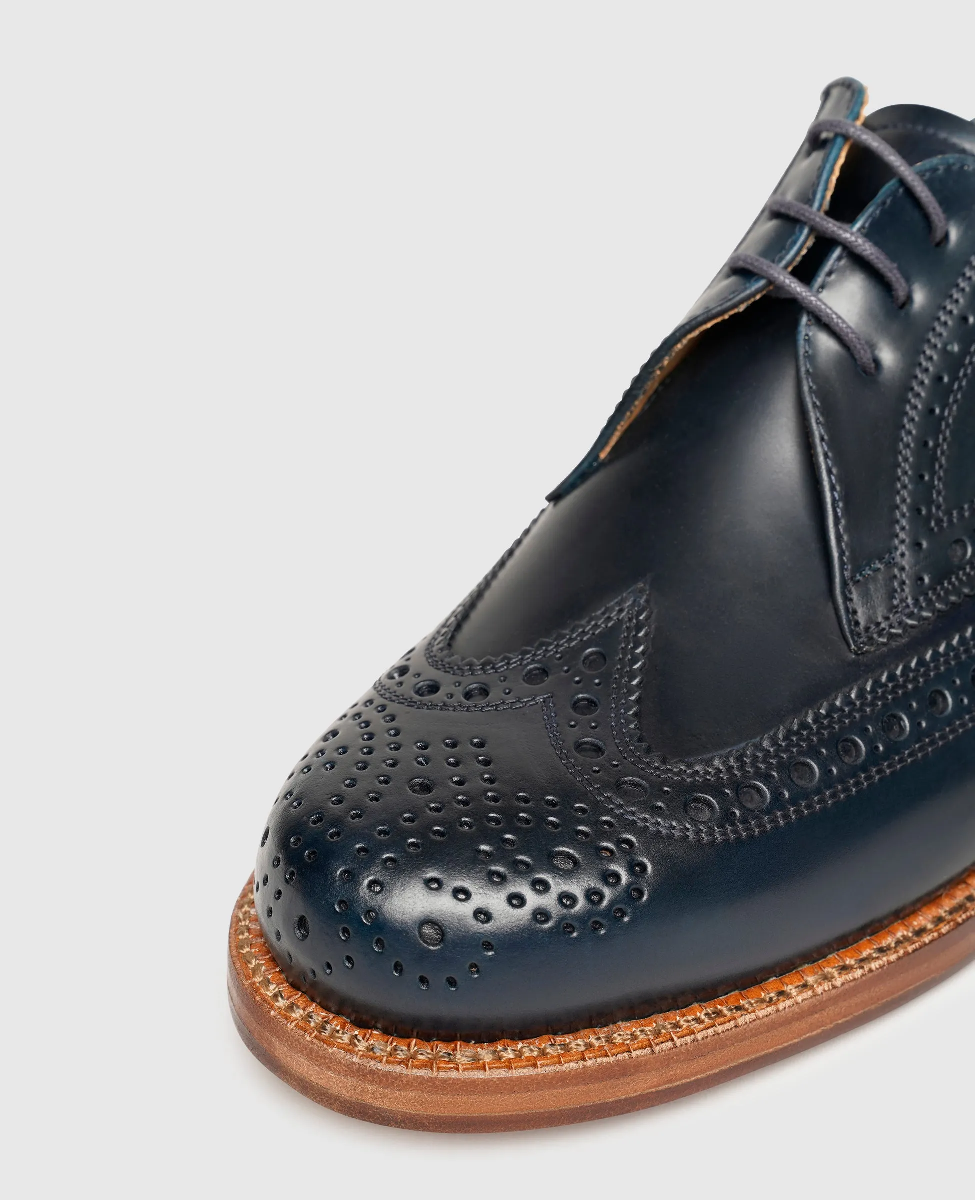 Janosh K Full Brogue C - Navy