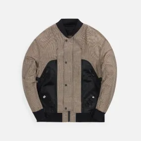 Junya Watanabe Man Ramie Nylon Yarn Dyed Check Karrimor Jacket - Beige