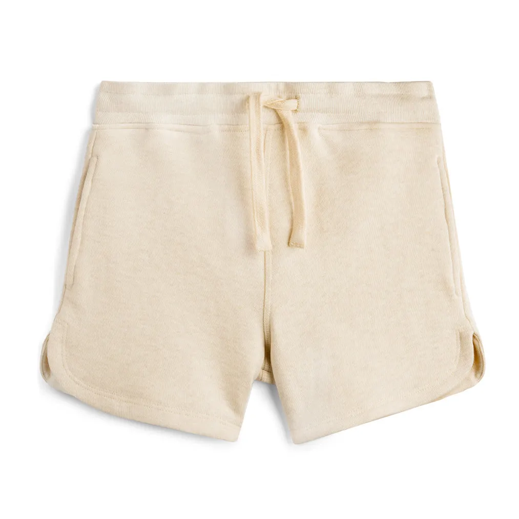 Kids Shorts: Organic Cotton Drawstring Track Shorts