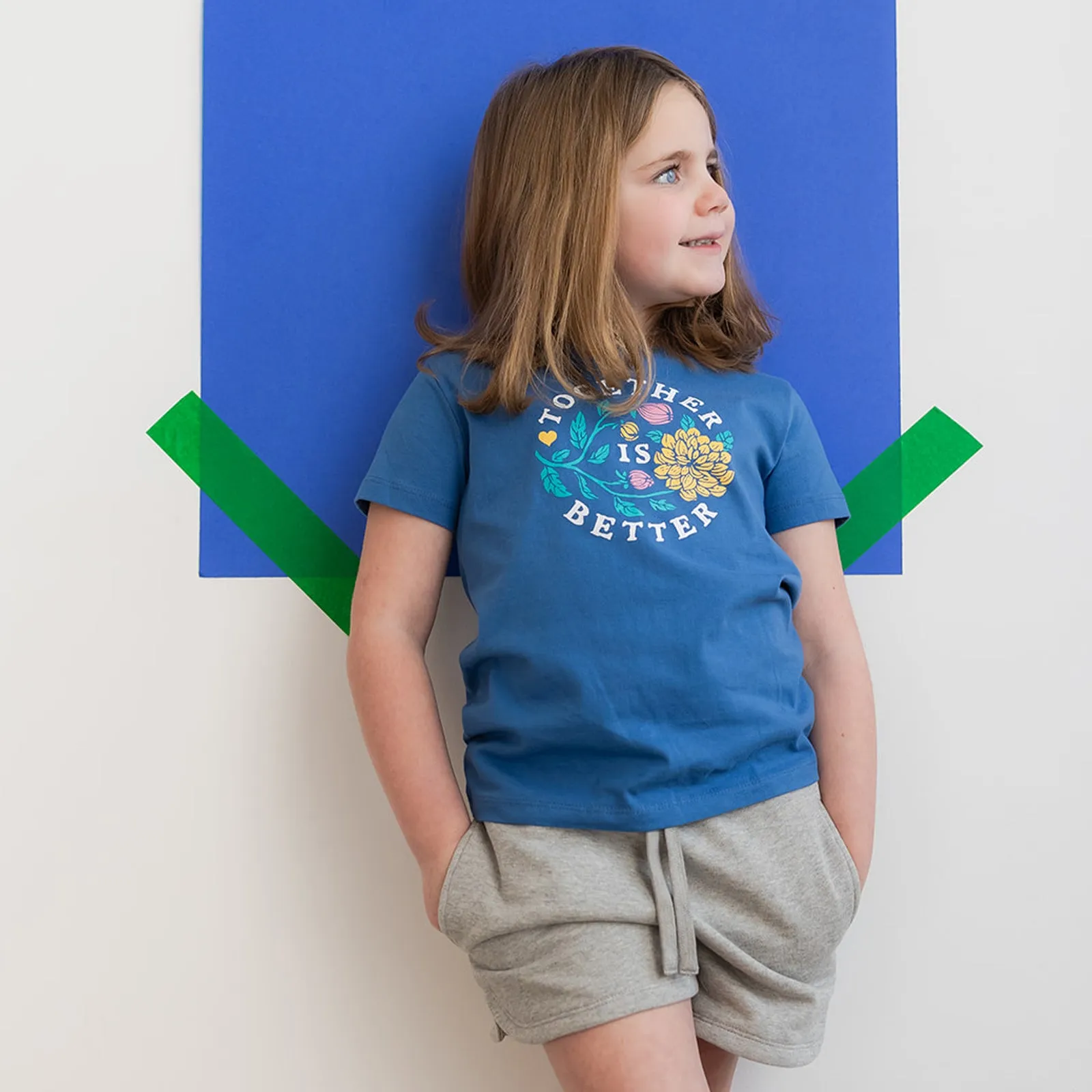 Kids Shorts: Organic Cotton Drawstring Track Shorts