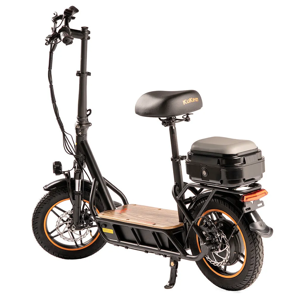 KuKirin C1 Pro Electric Scooter with Seat 14 Off-Road Tires 500W Motor