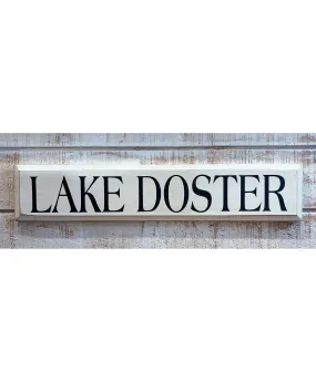 Lake Doster Wooden Sign